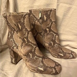 Sam Edelman Snakeskin Boots